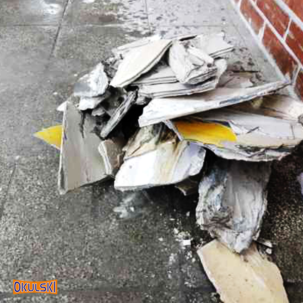 Gruz usunięty z systemu kanalizacji, metoda WUKO Okulski, Dopiewo, gmina Rokietnica, powiat poznański, wielkopolska