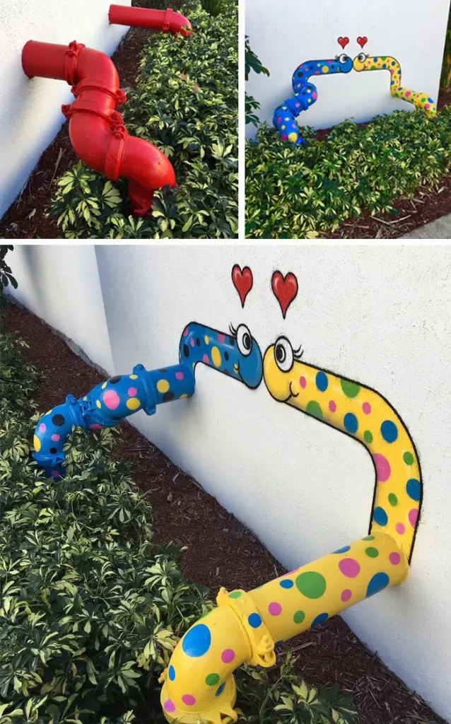 Rury kanalizacyjne street art Wuko Okulski,, chcemy tego w Poznaniu