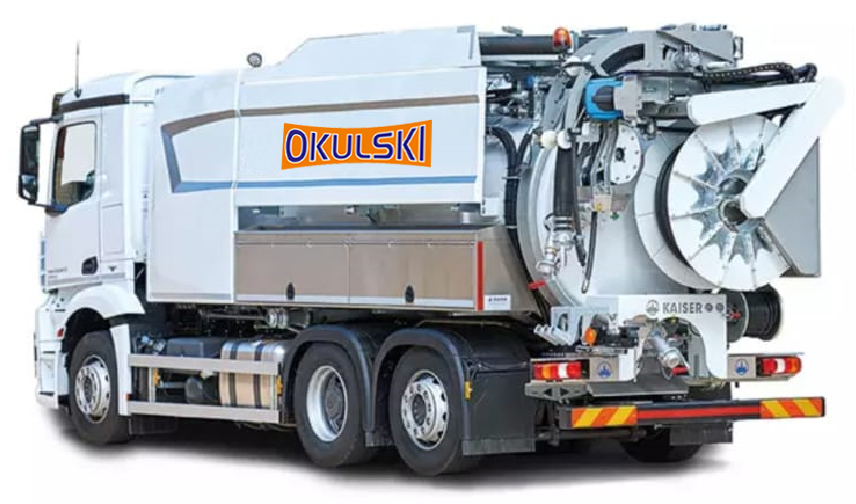 Ciężarówka Kaiser Eco 3.0 to ekologiczny pojazd WUKO do czyszczenia kanalizacji np. w miastach takich jak Poznań czy Czarnków, nadaje się do serwisu kanalizacji dróg i zakładów przemysłowych