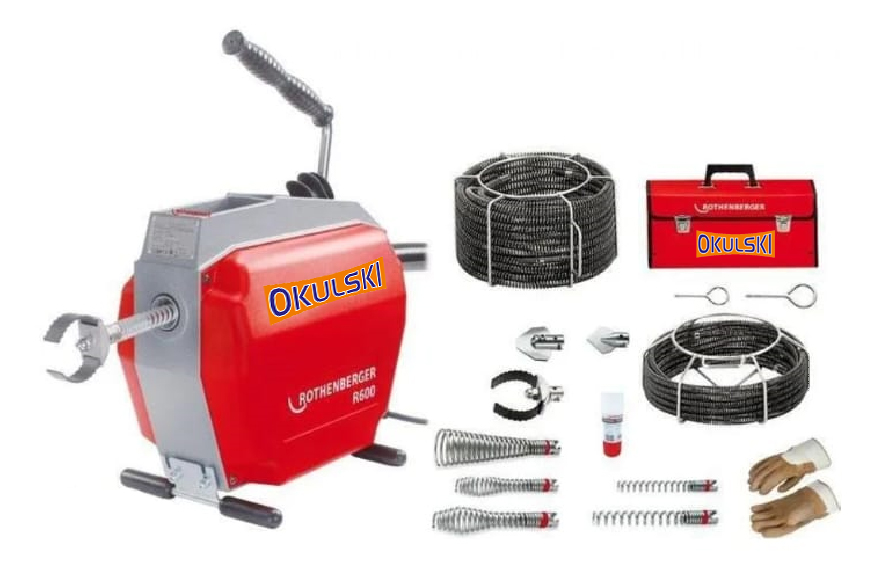 Narzędzie WUKO do czyszczenia rur kanalizacyjnych o średnicy do 150mm metodą wysokociśnieniową