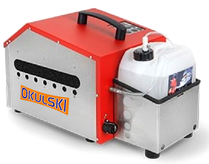 Zadymiarka do rur kanalizacyjnych pomaga wykryć nieszczelności instalacji wodno-kanalizacyjnej, element metody WUKO, fog smoker